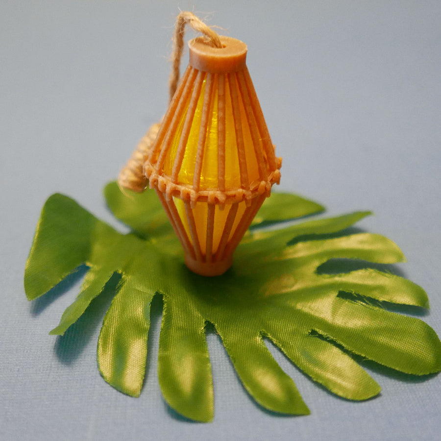 Bamboo Cage Tiki Lamp Swizzle