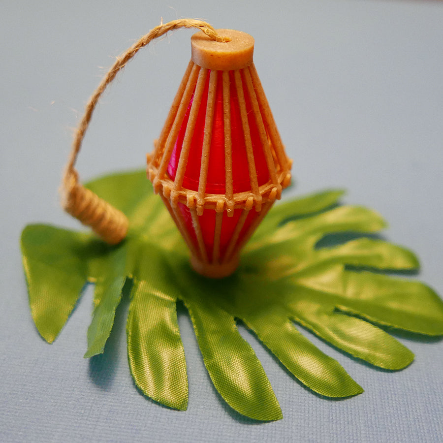 Bamboo Cage Tiki Lamp Swizzle