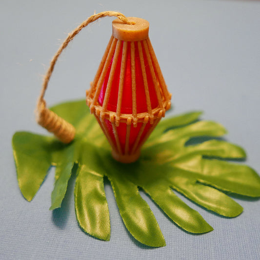 Bamboo Cage Tiki Lamp Swizzle