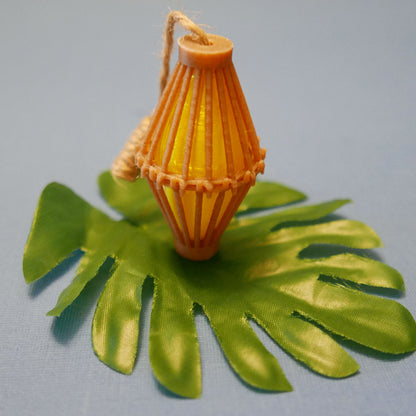 Bamboo Cage Tiki Lamp Swizzle